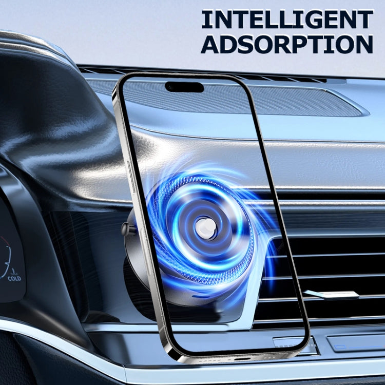 AIMITE M8 Car Phone Holder Vacuum Suction Cup Strong Magnetic Support Bracket(Silver) - Universal Car Holders by AIMITE | Online Shopping South Africa | PMC Jewellery | Buy Now Pay Later Mobicred