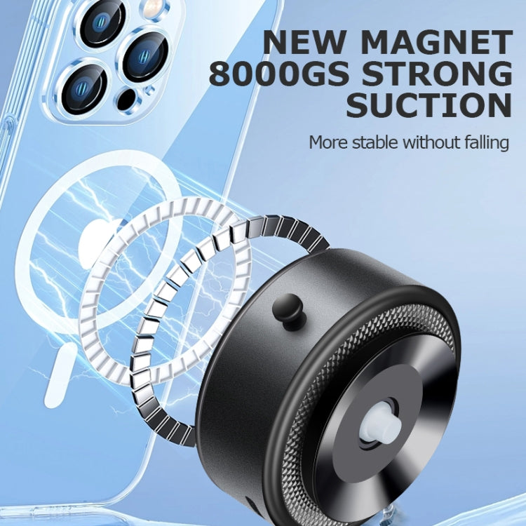 AIMITE M8 Car Phone Holder Vacuum Suction Cup Strong Magnetic Support Bracket(Black) - free shipping - PMC Jewellery - Order now!