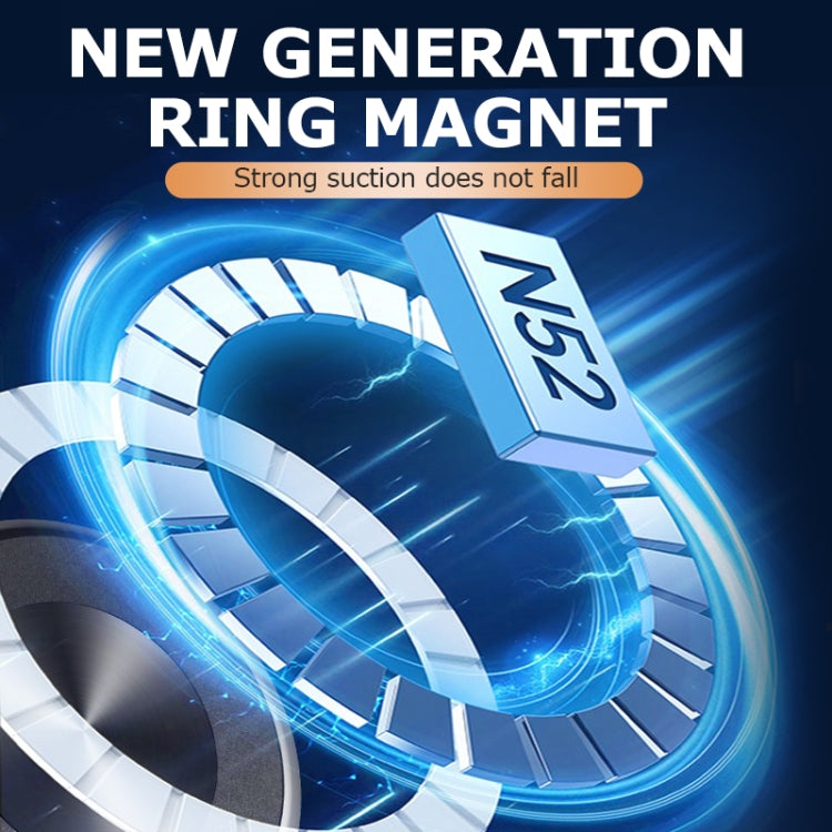 AIMITE M8 Car Phone Holder Vacuum Suction Cup Strong Magnetic Support Bracket(Silver) - Universal Car Holders by AIMITE | Online Shopping South Africa | PMC Jewellery | Buy Now Pay Later Mobicred