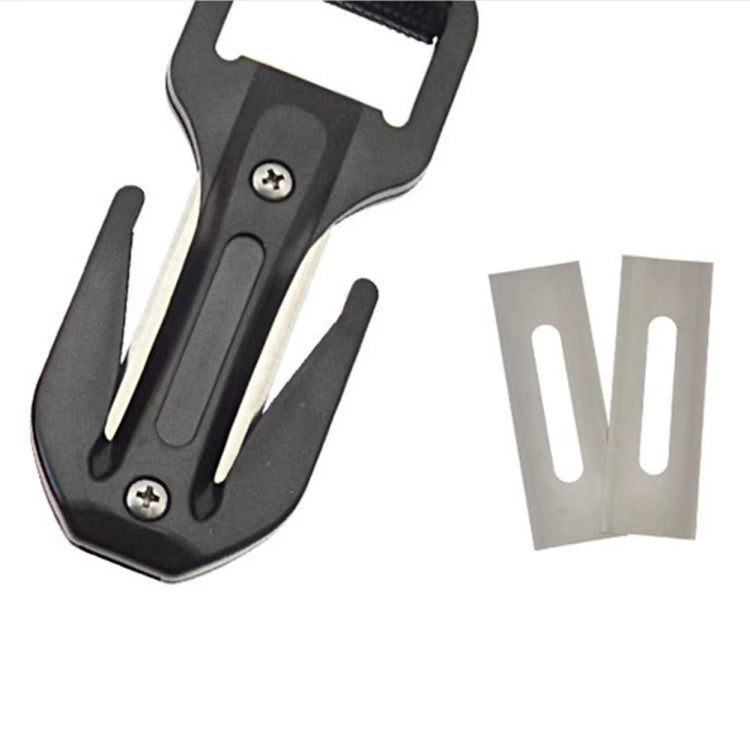 Underwater Portable Diving Rescue Rope Cutter(Black) - Emergency Tools by PMC TechLife | Online Shopping South Africa | PMC TechLife | Buy Now Pay Later Mobicred