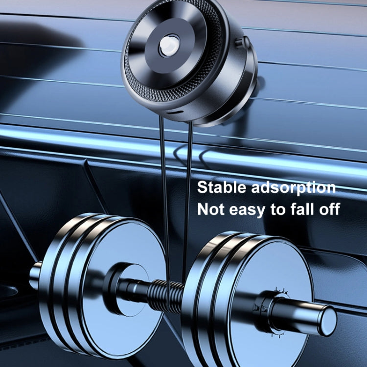 AIMITE M12 Car Phone Magnetic Rotating Holder Vacuum Suction Cup Strong Magnetic Support Bracket(Tarnish Black) - free shipping - PMC Jewellery - Order now!