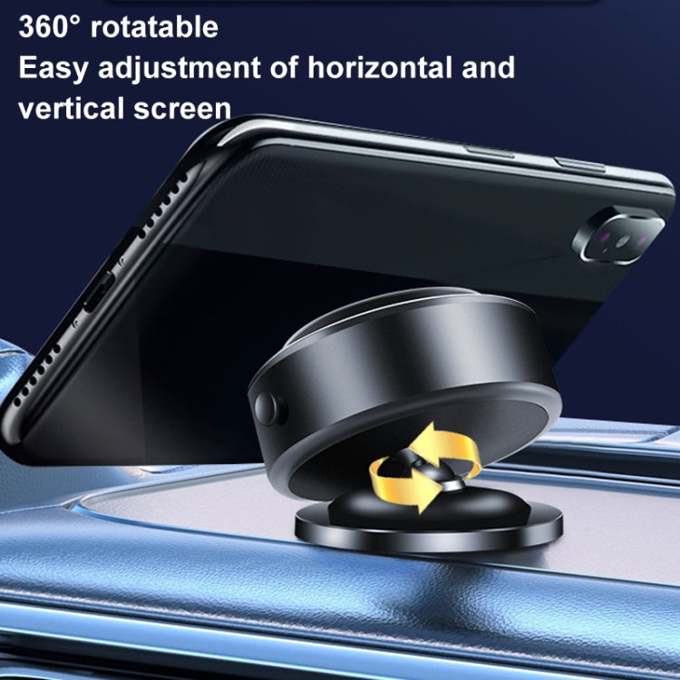 AIMITE M12 Car Phone Magnetic Rotating Holder Vacuum Suction Cup Strong Magnetic Support Bracket(Tarnish Black) - free shipping - PMC Jewellery - Order now!