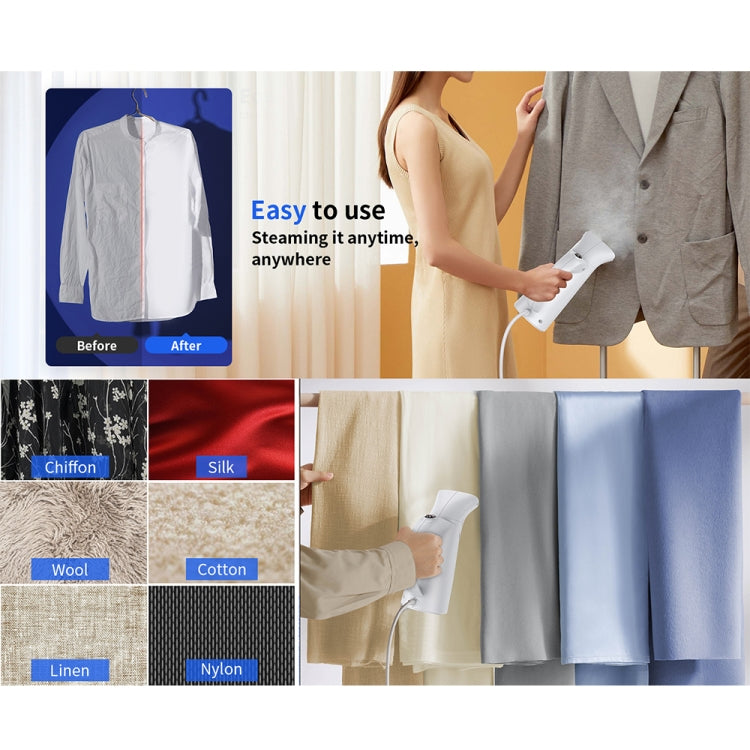 LM-1609S Portable Steam Handheld Electric Iron Home Mini Hanging Iron, Spec: UK Plug - free shipping - PMC TechLife - Order now!