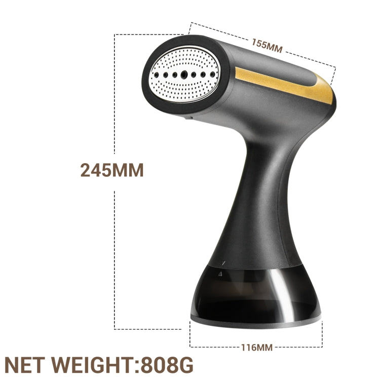 Small Portable Handheld Household Steam Spray Clothes Wrinkle Removal Iron, Size: AU Plug(Black) - free shipping - PMC TechLife - Order now!