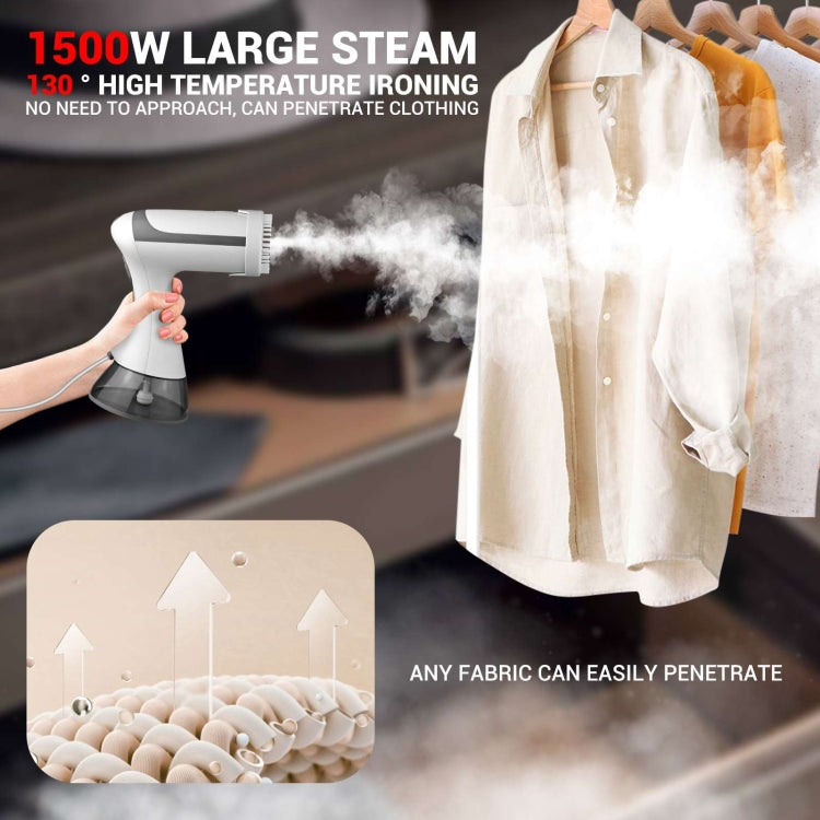 Small Portable Handheld Household Steam Spray Clothes Wrinkle Removal Iron, Size: UK Plug(White) - free shipping - PMC TechLife - Order now!