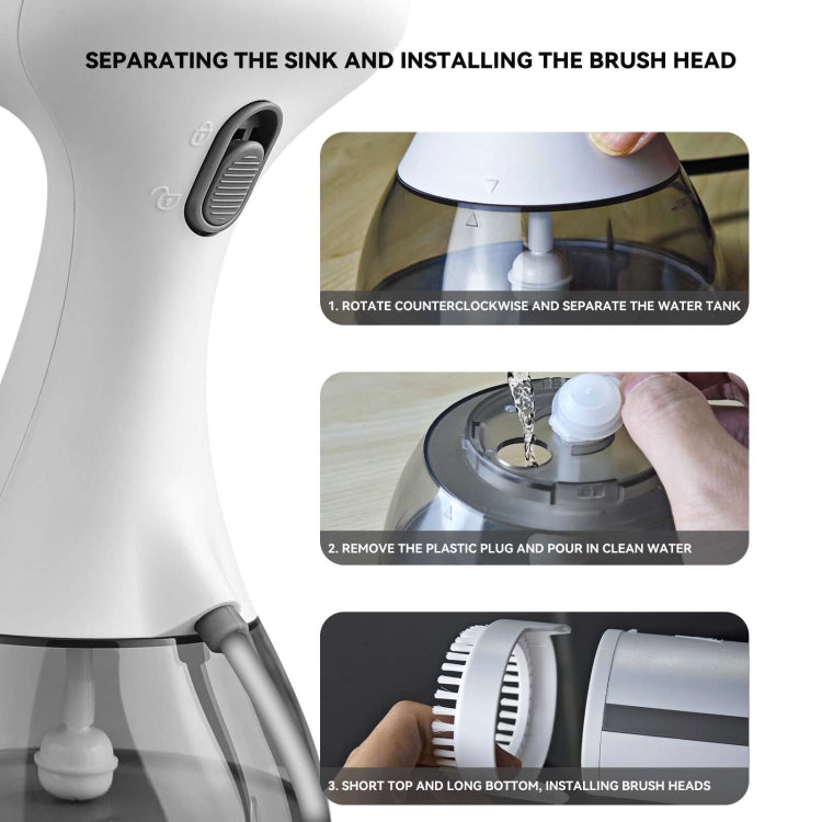 Small Portable Handheld Household Steam Spray Clothes Wrinkle Removal Iron, Size: UK Plug(Black) - free shipping - PMC TechLife - Order now!