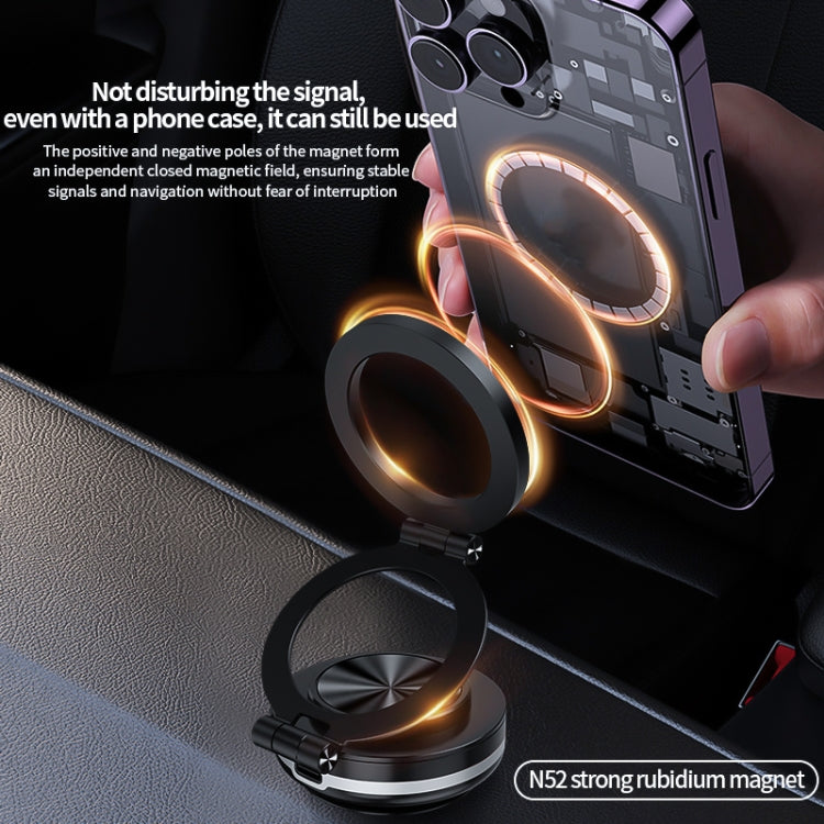 AIMITE C2 Car Vacuum Suction Cup Magnetic Three Axis Linkage Rotatable Cell Phone Holder(Black) - Car Holders by AIMITE | Online Shopping South Africa | PMC Jewellery | Buy Now Pay Later Mobicred