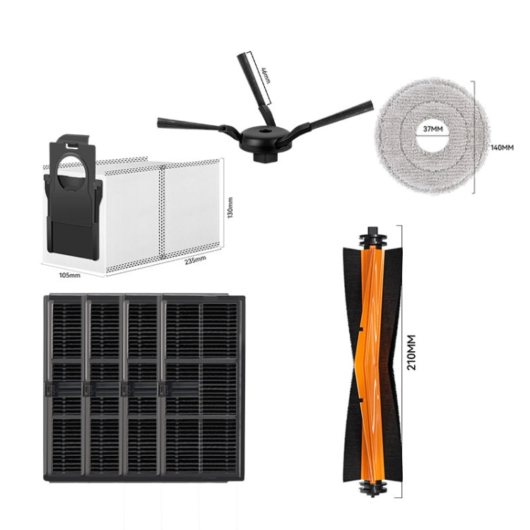 For Dreame S40 Pro Ultra / S40 Sweeping Robot Replacement Parts Rag - For Xiaomi Accessories by PMc TechLife | Online Shopping South Africa | PMc TechLife | Buy Now Pay Later Mobicred