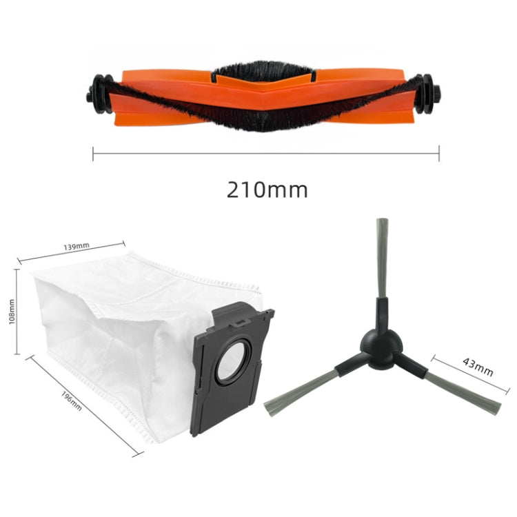 13 In 1 Kit For Dreame X30 / X30 Pro / S10 Pro Ultra / S10 Sweeping Robot Accessories - For Xiaomi Accessories by PMC TechLife | Online Shopping South Africa | PMC TechLife | Buy Now Pay Later Mobicred
