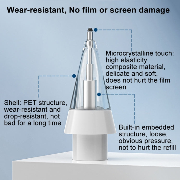 For Huawei M-Pencil 2 / 3 Mute Damping Anti-slip Replacement Nibs, Style: HB Micro Elastic Transparent - free shipping - PMc TechLife - Order now!