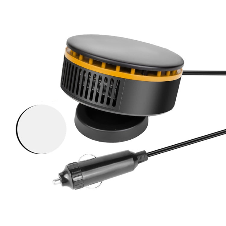 12V Car Heater 360 Adjustable Defogging Defrosting Heating Fan Heating Cooling Function Windscreen Defroster Demister(Black Yellow) - Heating & Fans by PMC Jewellery | Online Shopping South Africa | PMC Jewellery | Buy Now Pay Later Mobicred