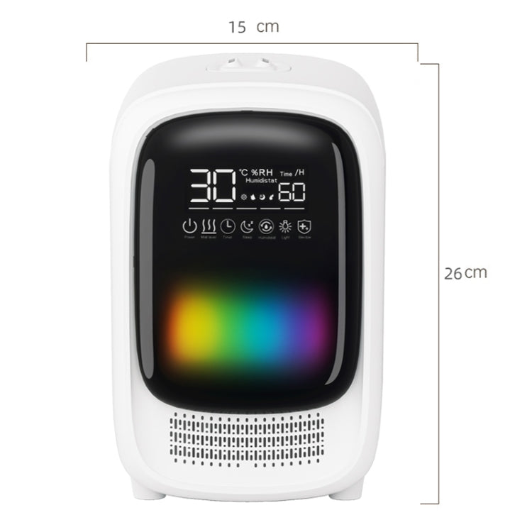 FS101 3.5L Colorful Light Home Bluetooth Music Aromatherapy Humidifier, Spec: UK Plug(Whtie) - free shipping - PMC TechLife - Order now!