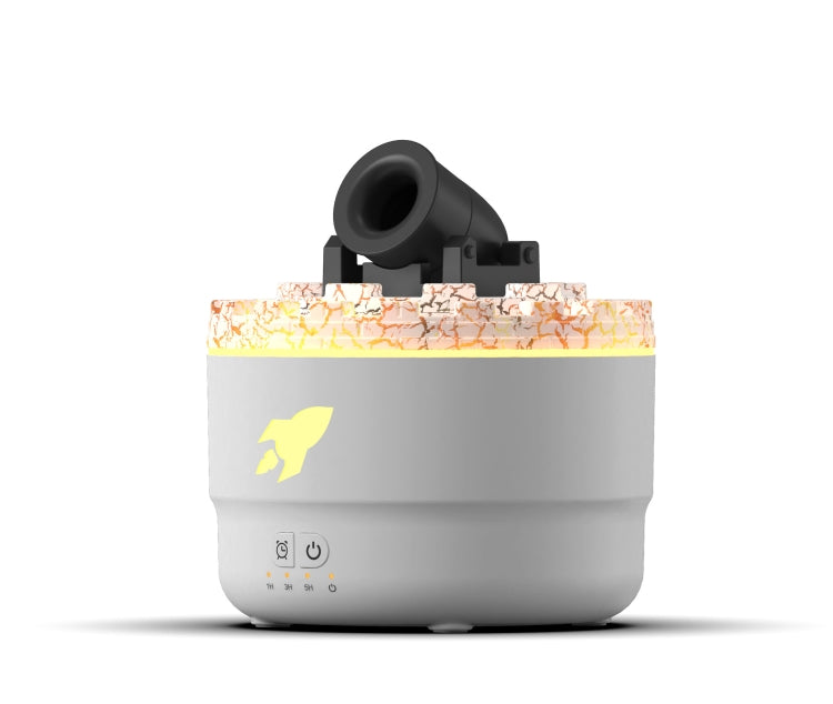 Turret Shape Aromatherapy Humidifier With 3-speed Timer 7-color Atmosphere Light USB Plug White - free shipping - PMC TechLife - Order now!