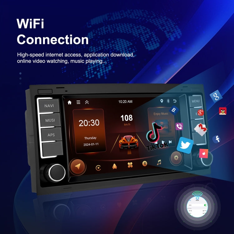 4+64G For Volkswagen Touareg 7-Inch Car WiFi Player Android 13 System Support CarPlay/Android Auto With AHD Camera and Mic - free shipping - PMC Jewellery - Order now!