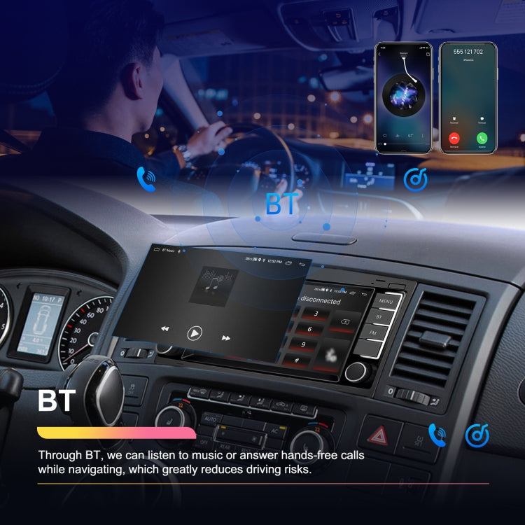 2+64G For Volkswagen Touareg 7-Inch Car WiFi Player Android 13 System Support CarPlay/Android Auto Standard Edition - Car Monitor by PMC Jewellery | Online Shopping South Africa | PMC Jewellery | Buy Now Pay Later Mobicred