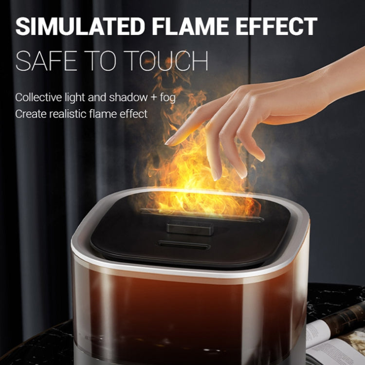 JSQ-58 1.1L large Capacity Digital Display Flame Atomization Humidifier, Color: Matt Black(US Plug) - free shipping - PMC TechLife - Order now!