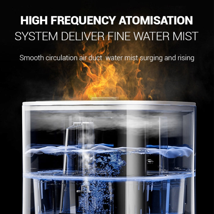 JSQ-58 1.1L large Capacity Digital Display Flame Atomization Humidifier, Color: Rose Gold(US Plug) - free shipping - PMC TechLife - Order now!