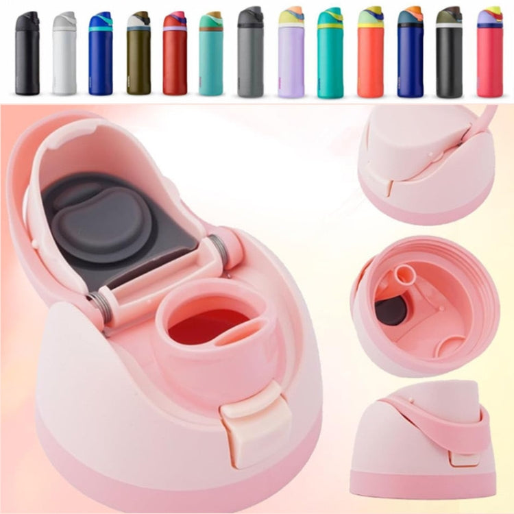 Replacement Lid for Owala Freesi Cup No Leakage One Button Open With Carry Loop(White) - Vacuum Thermoses & Cups by PMc TechLife | Online Shopping South Africa | PMc TechLife | Buy Now Pay Later Mobicred
