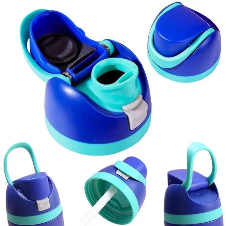 Replacement Lid for Owala Freesi Cup No Leakage One Button Open With Carry Loop(White Blue) - Vacuum Thermoses & Cups by PMc TechLife | Online Shopping South Africa | PMc TechLife | Buy Now Pay Later Mobicred