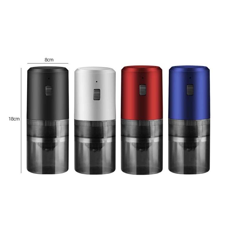 USB Rechargeable Adjustable Coarse and Fine Household Portable Electric Coffee Bean Grinder(Red) - free shipping - PMC TechLife - Order now!