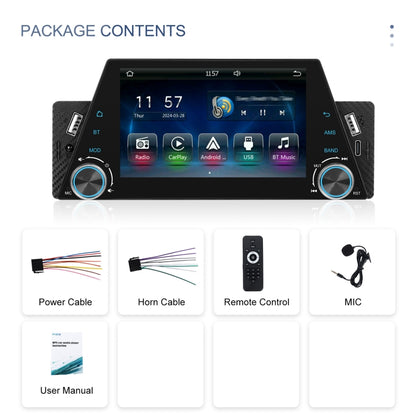 5-inch Single Din Car Multimedia Player Supports Mirror Link/Steering Wheel Control Standard Version - Car MP3 & MP4 & MP5 by PMC Jewellery | Online Shopping South Africa | PMC Jewellery | Buy Now Pay Later Mobicred