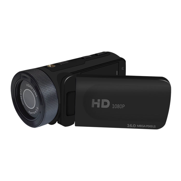 16MP 16X Digital Zoom Vlogging Camera Video Camcorder with 2.4 Inch Flip Screen, Spec: Standard AU Plug - Video Cameras by PMC TechLife | Online Shopping South Africa | PMC TechLife | Buy Now Pay Later Mobicred