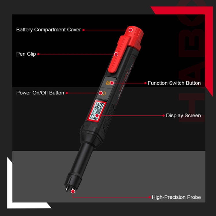 HABOTEST HT663 Motorcycle Vehicle Brake Fluid Moisture Detection Pen - free shipping - PMC Jewellery - Order now!