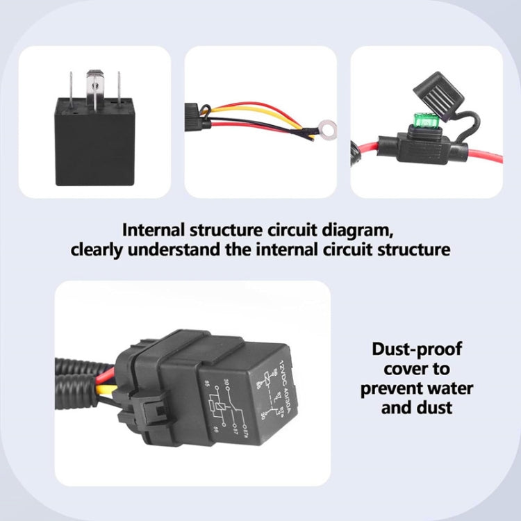 For Jeep / Dodge / Chrysler Vehicle Fuel Pump Relay Wiring Harness Kit - DIY Cables by PMC Jewellery | Online Shopping South Africa | PMC Jewellery | Buy Now Pay Later Mobicred