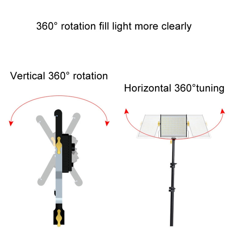 Photography Live LED Fill Light Film And Television Shooting Portrait Soft Video Lighting, Spec: W660 Lamp+EU Plug Adapter -  by PMC TechLife | Online Shopping South Africa | PMC TechLife | Buy Now Pay Later Mobicred