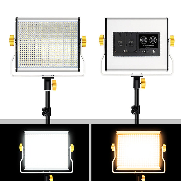 Photography Live LED Fill Light Film And Television Shooting Portrait Soft Video Lighting, Spec: W660 Lamp+UK Plug Adapter -  by PMC TechLife | Online Shopping South Africa | PMC TechLife | Buy Now Pay Later Mobicred