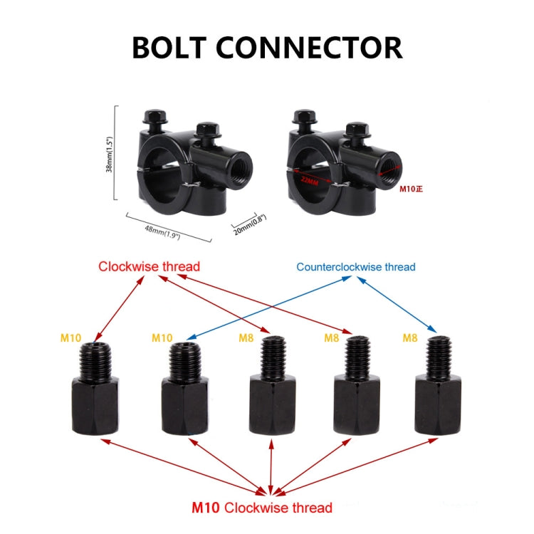 FLYQUICK Foldable ADV Off-road Motorcycle Rearview Mirror - free shipping - PMC Jewellery - Order now!
