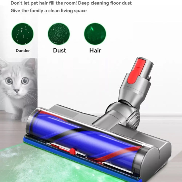 For Dyson V7 V8 V10 V11 V15 High Torque Direct Drive Roller Brush Head With Dust Display Light - For Dyson Accessories by PMC TechLife | Online Shopping South Africa | PMC TechLife | Buy Now Pay Later Mobicred