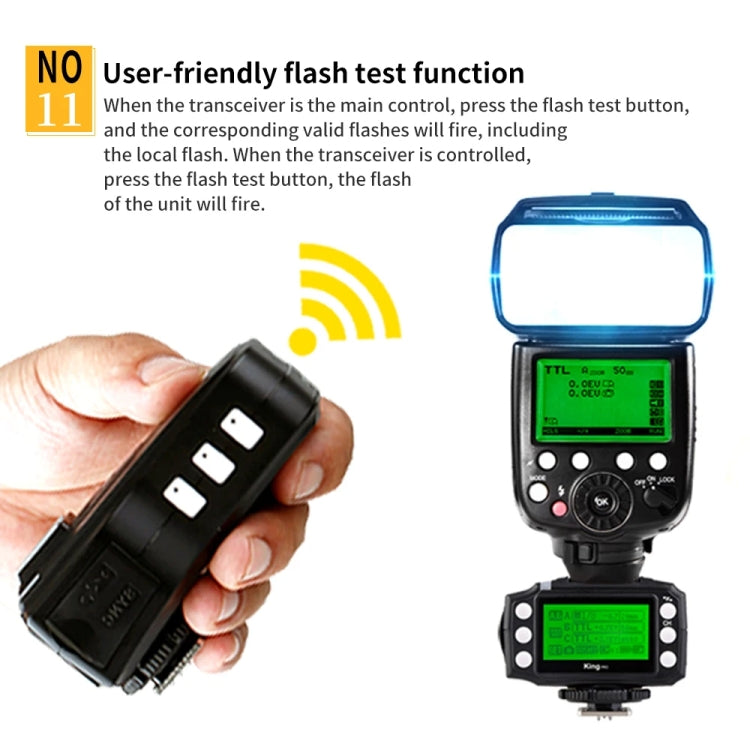 For Nikon Pixel King Pro Camera Wireless Radio Flash TTL Transmitter and Receiver - free shipping - PMC TechLife - Order now!