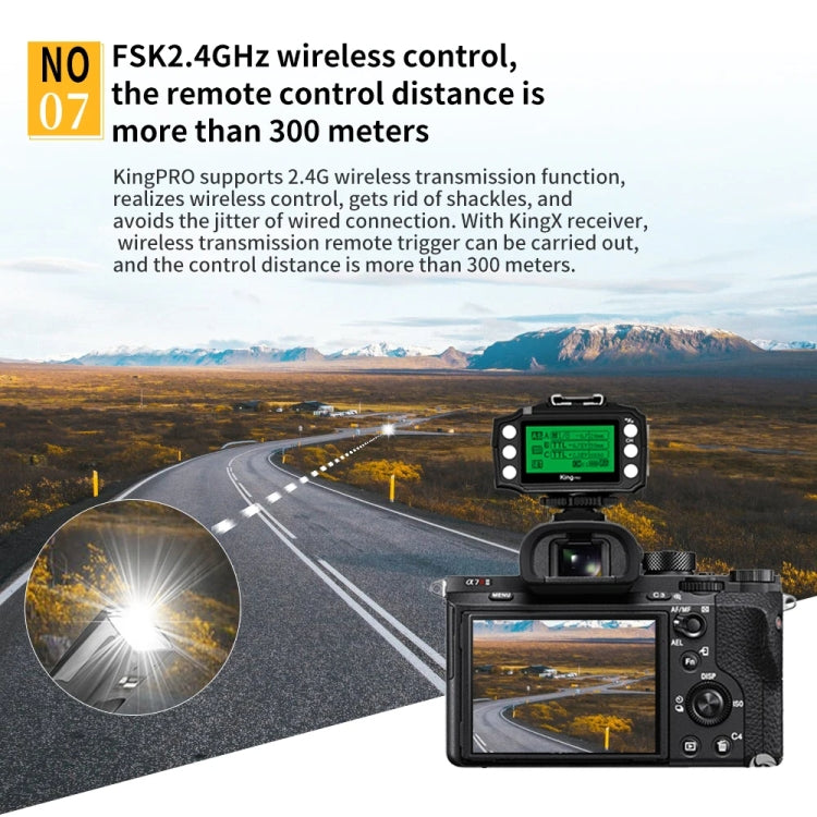 For Nikon Pixel King Pro Camera Wireless Radio Flash TTL Transmitter and Receiver - free shipping - PMC TechLife - Order now!