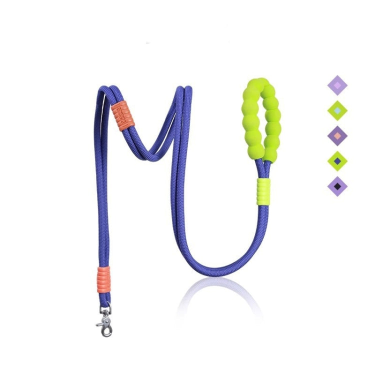 Explosion-Proof  Two-Stage Dog Leash With Foam Handle For Medium And Large Dogs(Sea Salt Blue) - Leashes & Chest Strap by PMC TechLife | Online Shopping South Africa | PMC TechLife | Buy Now Pay Later Mobicred