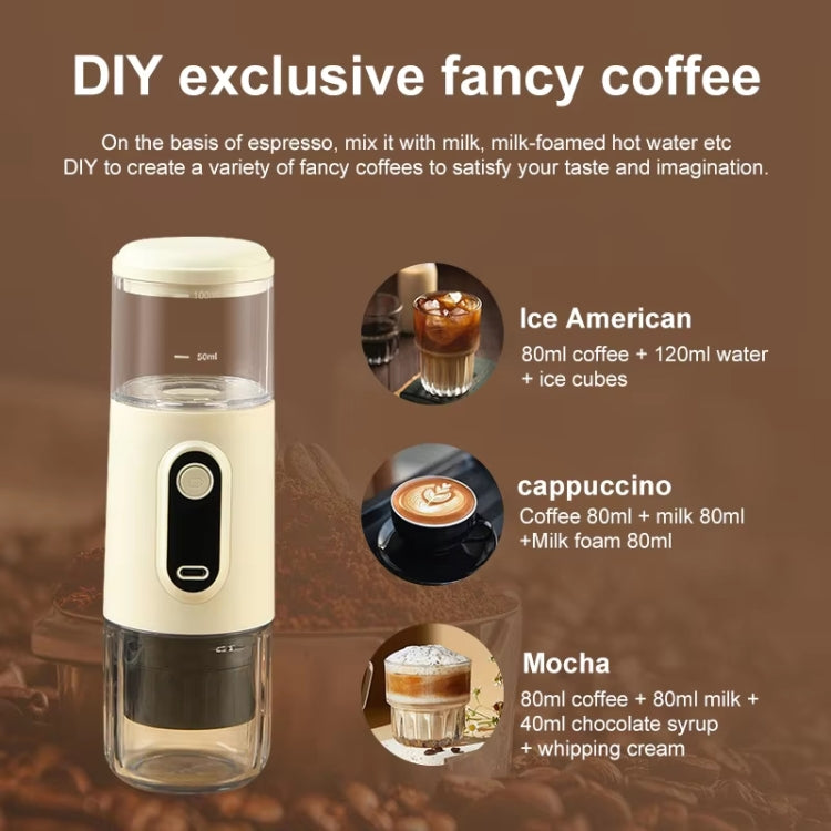 Wireless Portable Coffee Machine Compatible With Ground Coffee & NS Capsule(Black) - free shipping - PMC TechLife - Order now!