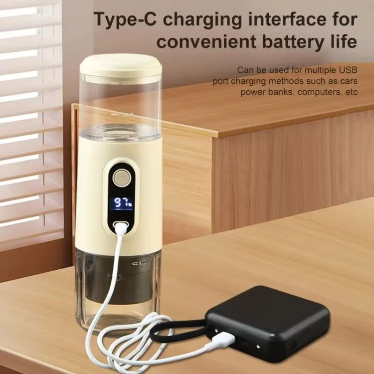 Wireless Portable Coffee Machine Compatible With Ground Coffee & NS Capsule(White) - free shipping - PMC TechLife - Order now!