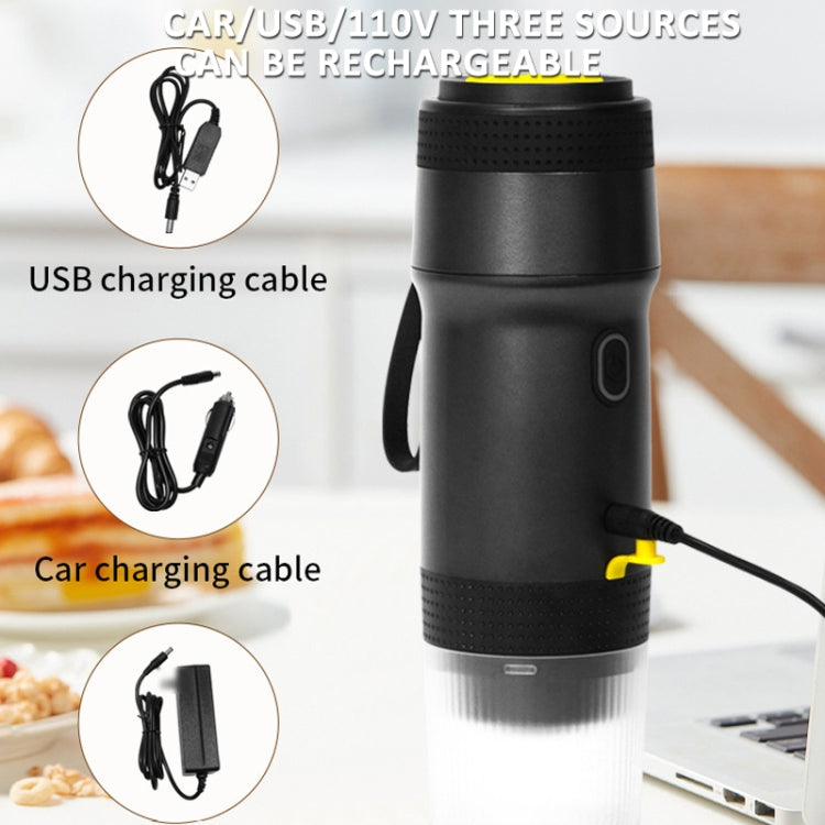 12V 3 In 1 Car Self-heating Coffee Machine Compatible With Large / Small Capsules and Ground Coffee, EU Plug(Silver) - free shipping - PMC TechLife - Order now!