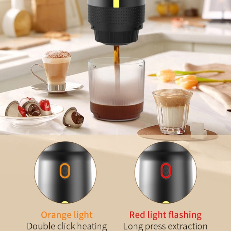 12V 3 In 1 Car Self-heating Coffee Machine Compatible With Large / Small Capsules and Ground Coffee, EU Plug(White) - free shipping - PMC TechLife - Order now!