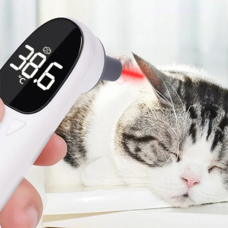 ELOFS EF-07 Pet Dog Cat Ear Digital Thermometer Accurate Infrared Measuring Animal Thermometer(White) - Detectors by ELOFS | Online Shopping South Africa | PMC TechLife | Buy Now Pay Later Mobicred
