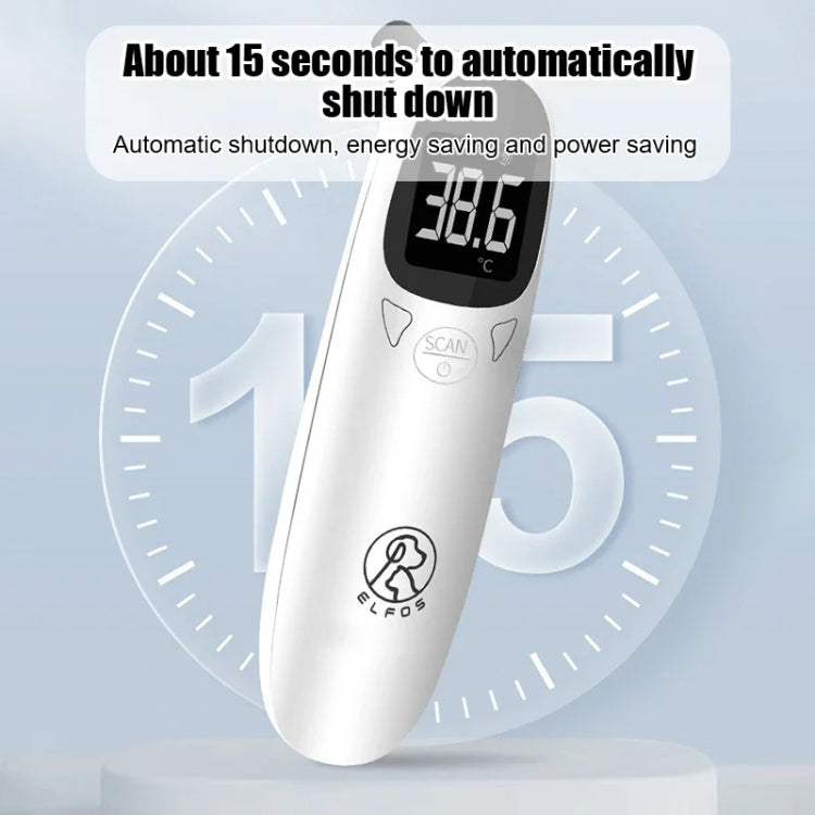 ELOFS EF-07 Pet Dog Cat Ear Digital Thermometer Accurate Infrared Measuring Animal Thermometer(White) - Detectors by ELOFS | Online Shopping South Africa | PMC TechLife | Buy Now Pay Later Mobicred