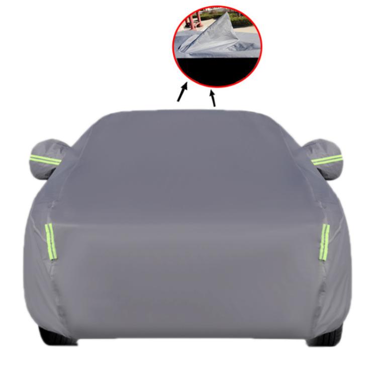SUV Car EVA Plus Velvet Thickened Heat Insulation Sunshade With Shark Fin, Size: M- 4.45x1. 75x1.58 - PE Material by PMc TechLife | Online Shopping South Africa | PMc TechLife | Buy Now Pay Later Mobicred