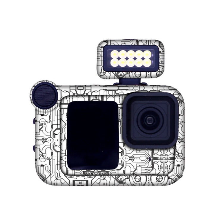 For GOPro HERO13 Black Camera Stickers Body Protective Film, Style: 08 Circuit White - free shipping - PMC TechLife - Order now!