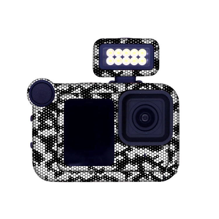 For GOPro HERO13 Black Camera Stickers Body Protective Film, Style: 14 Snake Scale White - free shipping - PMC TechLife - Order now!