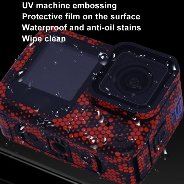 For GOPro HERO13 Black Camera Stickers Body Protective Film, Style: 13 Snake Scale Black - free shipping - PMC TechLife - Order now!