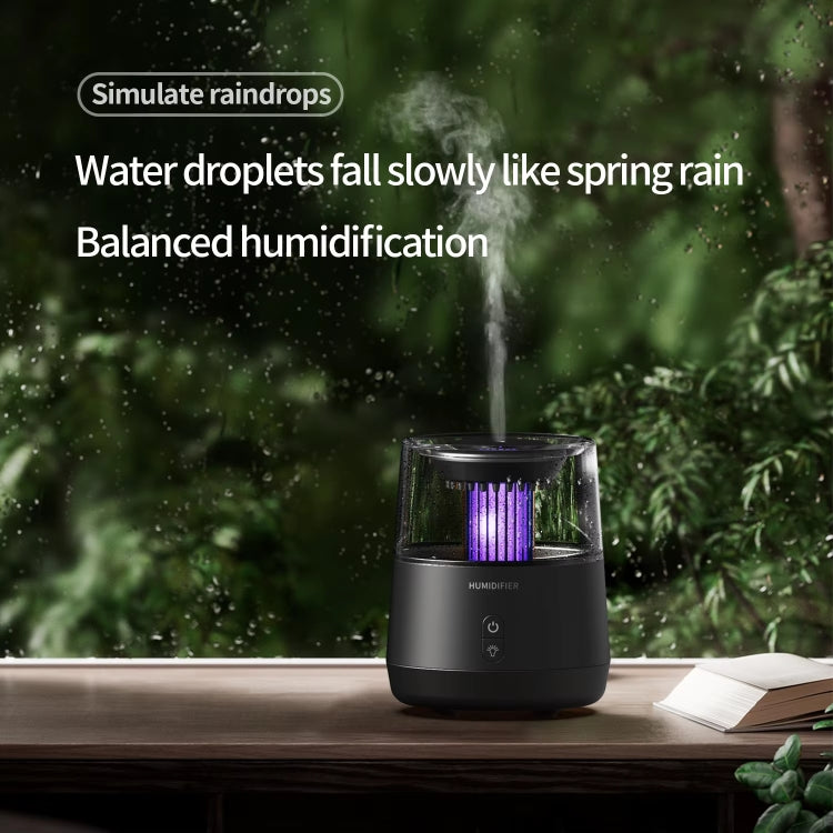 Raindrop Candlelight Aromatherapy Diffuser Air Humidifier with Colorful Lights US Plug White - free shipping - PMC TechLife - Order now!