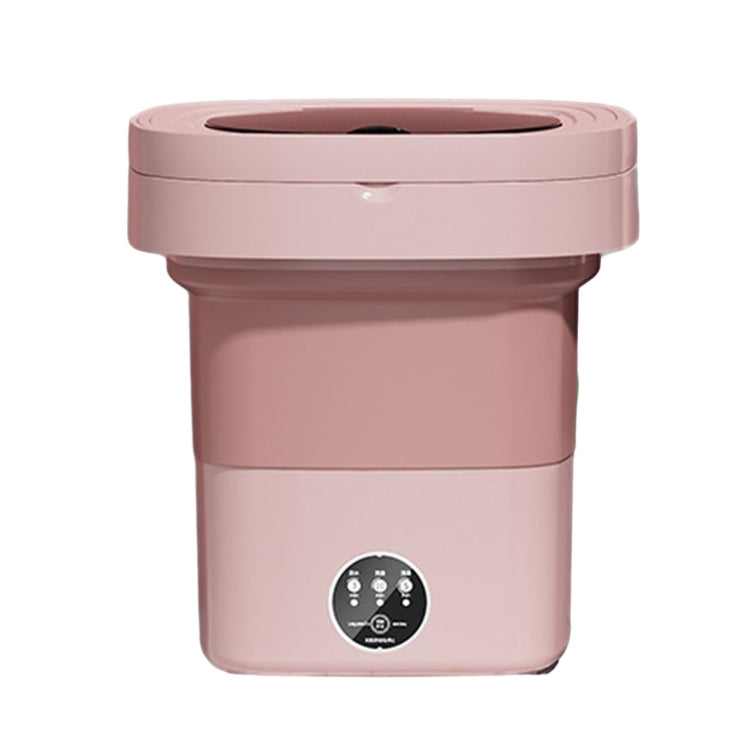 Fully Automatic Mini Foldable Washing Machine With Dehydration Function, Size: AU Plug(Pink) - free shipping - PMC TechLife - Order now!
