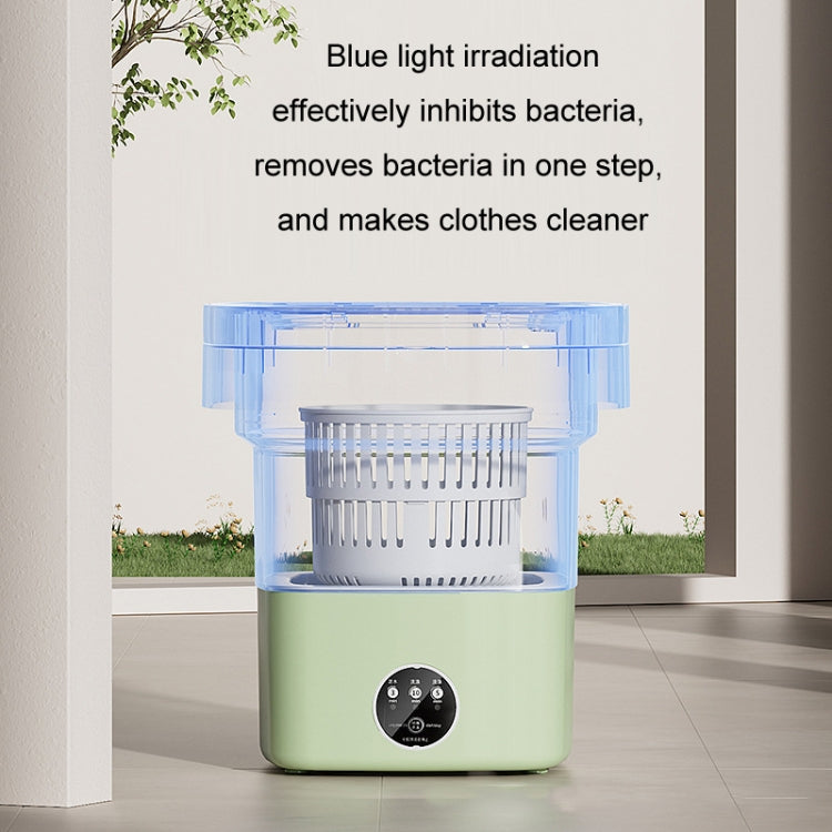 Fully Automatic Mini Foldable Washing Machine With Dehydration Function, Size: EU Plug(Pink) - free shipping - PMC TechLife - Order now!