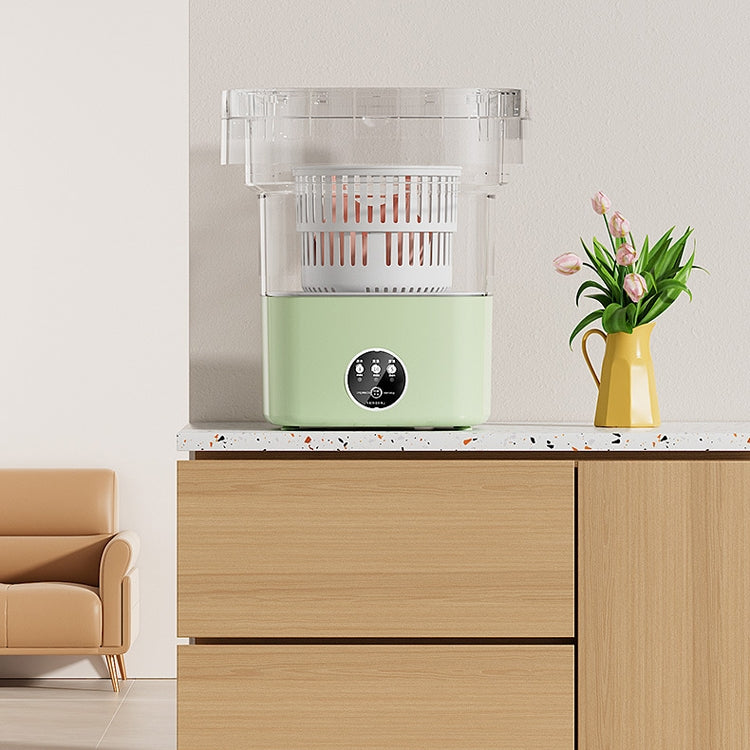 Fully Automatic Mini Foldable Washing Machine With Dehydration Function, Size: EU Plug(Yellow) - free shipping - PMC TechLife - Order now!