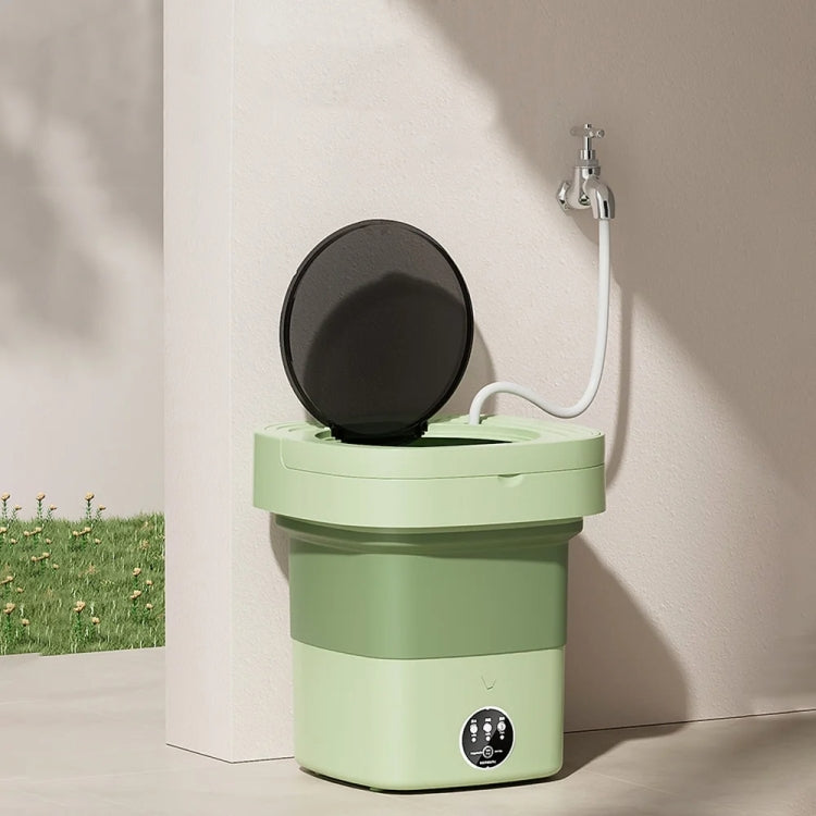 Fully Automatic Mini Foldable Washing Machine With Dehydration Function, Size: EU Plug(Pink) - free shipping - PMC TechLife - Order now!